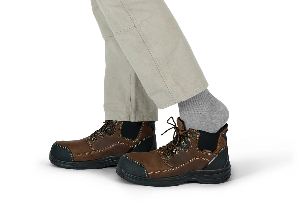 Where to find cheap Hands-Free Work Boots Graphite Brown 0430